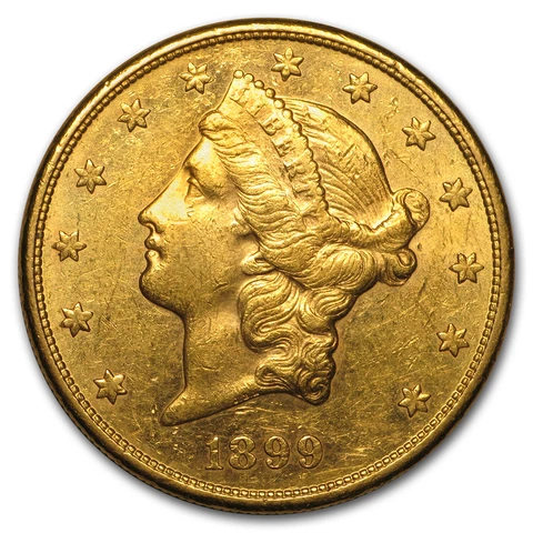 1899-S $20 Liberty Gold Double Eagle AU - SKU#14057 Cover