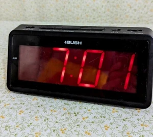 Bush Jumbo alarm clock radio Am - Fm Model CR1414BUK Snooze Button LED Display - Picture 1 of 6