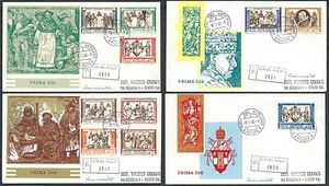 1960 VATICANO FDC RE.RU. OPERE MISERICORDIA TIMBRO ARRIVO - KV8 - Picture 1 of 1