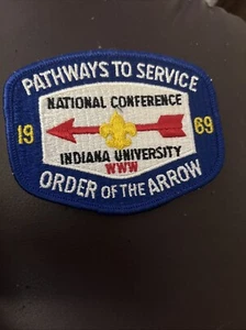 1969 NOAC Conference Order of the Arrow OA WWW Boy Scouts Patch - Bild 1 von 1