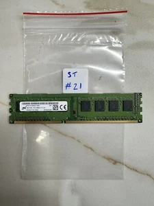 Micron 4GB DDR3 1Rx8 PC3-12800U MT8JTF51264AZ-1G6E1 Desktop RAM ST21/ST56 - Picture 1 of 3
