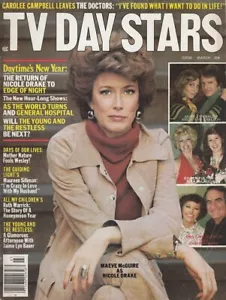 TV Day Stars soap opera Mar 1976 MAEVE MCGUIRE-RUTH WARRICK-TED DANSON-REINHOLT - Foto 1 di 2