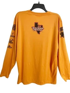 Patagonia Harley Davidson of North Texas Sz XL Mens Long Sleeve Top with Patches - Picture 1 of 11