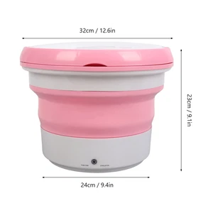 (US Plug)Portable Washing Machine Ozone Cleaning Mini Folding Washing DTS - Picture 1 of 12