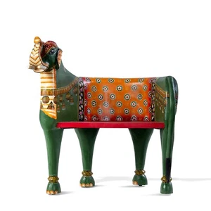 Solid Wooden Elephant Chair - Picture 1 of 5