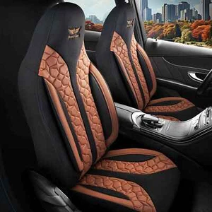 Pilot Coprisedile Adatto A per Mercedes Benz Classe GLK IN Braun 1099P033 - Foto 1 di 9