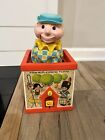 Vintage Fisher-Price JACK IN THE BOX Toy #138 1970s WORKS Antique