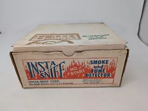 BRAND NEW OLD STOCK Insta Sniff No Start Smoke and Fume Detector For Cars (D6) - Picture 1 of 5