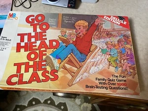 BOARD GAME MB 1986 GO TO THE HEAD OF THE CLASS - Picture 1 of 4