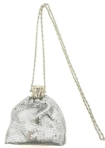 Vintage clutch metal mesh evening purse for Cocktail Party Prom Wedding Banquet - Picture 1 of 38