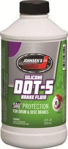 Johnsen's 7012-6 Silicone DOT-5 Brake Fluid - 12 oz. - Picture 1 of 1