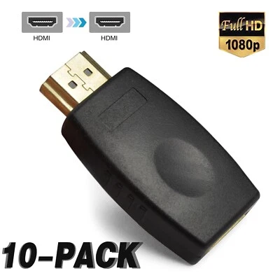 HDMI Coupler HDMI Male to Female Connector 3D 4K HDMI Extension Adapter, 1-10pcs - Image 1 of 4
