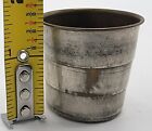 Antique Metal Collapsible Cup Whiskey Shot Size