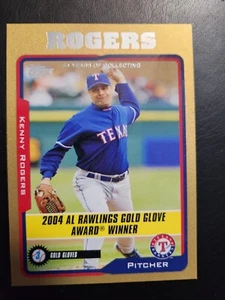kenny rogers 2005 TOPPS #695 GOLD GLOVE RANGERS 1371/2005 - Picture 1 of 2