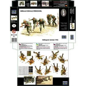 Kit de figuras escala 1:35 MASTER BOX MB3540 personal de señales alemán Stalingrado 1942 - Imagen 1 de 24