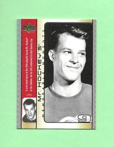 03-04 MR HOCKEY'S MEMORABLE MOMENTS Card # GH3 GORDIE HOWE DETROIT RED WINGS - Picture 1 of 1