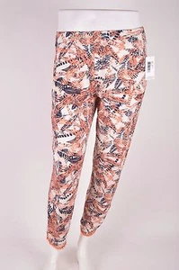 NUEVO CON ETIQUETAS PANTALÓN DE MUJER VOLCOM SUPER SONIC $45 S siena quemada tirón tobillos fruncidos - Imagen 1 de 4