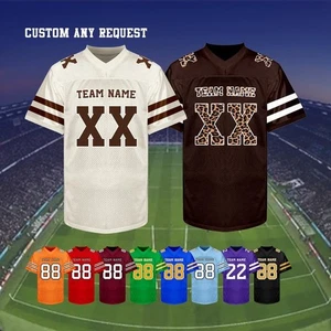 Individuelles Fußball Trikot, personalisiertes besticktes Team Shirt mit Namen und Nummer - Bild 1 von 9