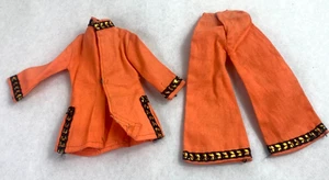 Barbie Ken arancione fondo a campana vestito pantaloni e giacca Mattel anni 60 70 - Foto 1 di 2