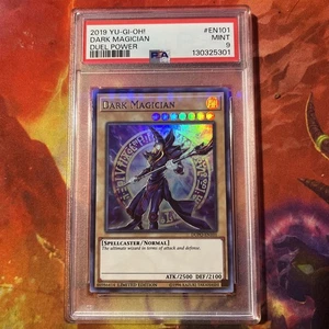YU-GI-OH 2019! Yugioh Dunkler Magier Duell Macht #DE101 PSA 9 - Bild 1 von 2