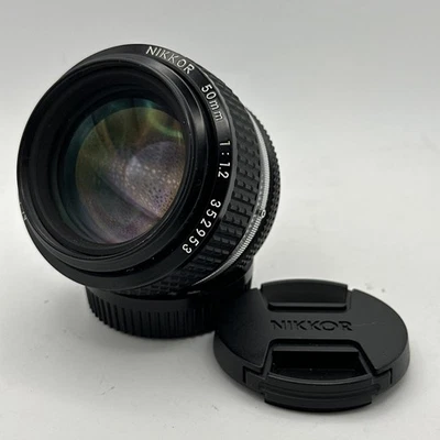 Nikon Nikkor 50mm f/1.2 AI-S Lens – Tested, Cleaned, Lubed, Missing Screws - Image 1 of 4