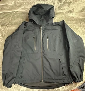 5.11 Tactical Jacket Mens Sz L Navy Sabre 2.0 Zip Up Waterproof Conceal Carry - Picture 1 of 17