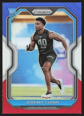2020 Panini Prizm #367 Jeremy Chinn Prizm Red White and Blue RC - Image 1 of 2