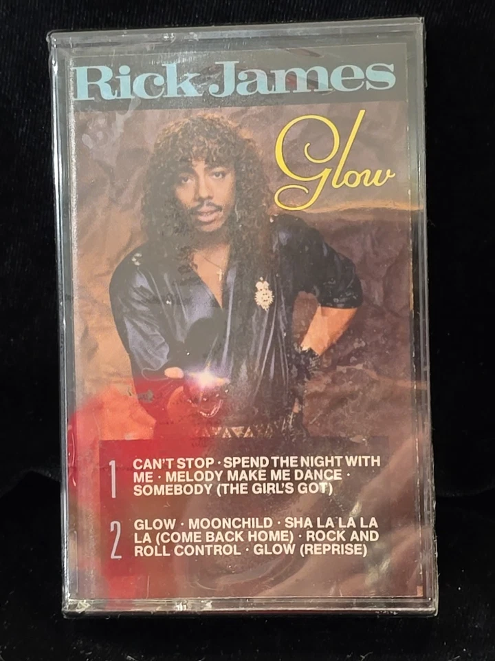 Rick James Glow Cassette 1985 Motown Records 6135gc