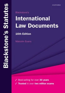 Malcolm D. Evans / Blackstone's International Law Documents9780198932680 - Picture 1 of 1