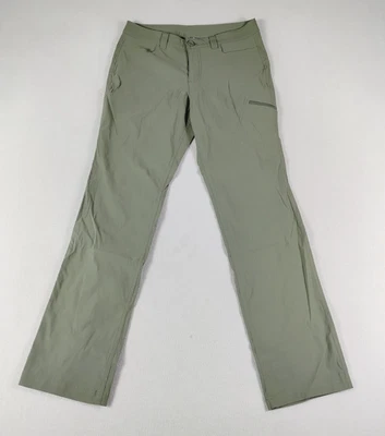 Pantalones Eddie Bauer Mujer 6 Verde Nylon Spandex Elastizados Exterior Senderismo Carga Foto 1 de 4