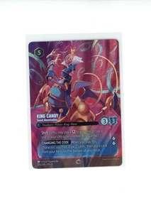 Disney Lorcana EN 5 2024 King Candy 218/204 Shimmering Skies Enchanted LEER - Imagen 1 de 6