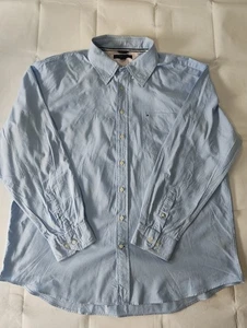 Tommy Hilfiger Langarmhemd Herren Gr. XXL hellblau Button Down  - Bild 1 von 10