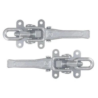 2x Exzenterverschluss 6043 verstellbar 250-285mm Stahl verzinkt zum Anschrauben - Bild 1 von 4