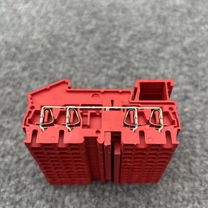 Lot Of 12 - Phoenix Contact  ST 2,5-QUATTRO Red Terminal Block 600V 20A 26-12AWG - Picture 1 of 12