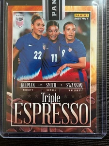 Triple Espresso Swanson Trinity Rodman Sophia Smith 2024 Panini Instant 3/25 - Picture 1 of 2