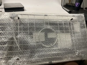 Edelstahl Spülbeckenschutzgitter 24,1”x12,6”, Mitte Ablaufgestell - Bild 1 von 4