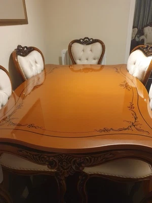 Classic 6-Seater Dining Table – Used in good condition  - Image 1 of 4