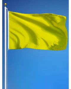 BANDERA AMARILLA 150*90 cm 5*3 en blanco color liso color liso hágalo usted mismo - Imagen 1 de 4