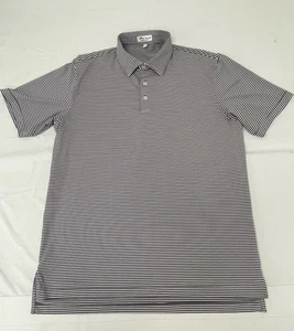 Polo Peter Millar Black Hales Performance Uomo Taglia L - Foto 1 di 9