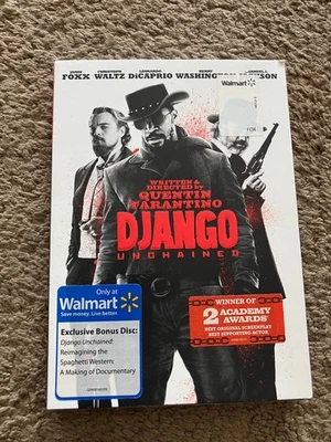 Django Unchained DVD Brand New Sealed Walmart Exclusive Bonus Disc Tarantino - Image 1 of 4