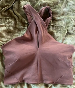 LULULEMON Align Keyhole Halter Brown Tank Top Women’s 4 - Picture 1 of 4