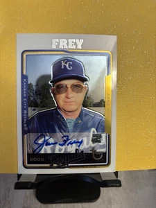 Topps 2005 edición exclusiva retirada - autógrafos Jim Frey #TA-JF refractor/25 - Imagen 1 de 4