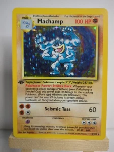 Machamp 008/102 Deck Exclusives Holo Pokemon Wizards 1999 English #J - Picture 1 of 15