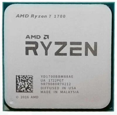 AMD Ryzen 7 1700 R7 1700 3.0 GHz 8C 16T 65W CPU Processor - Image 1 of 2