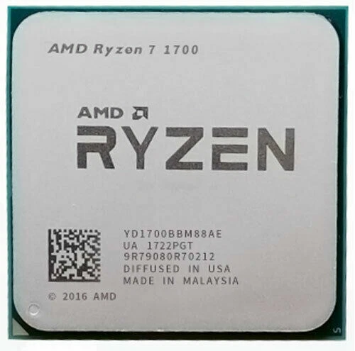 AMD Ryzen 7 1700 R7 1700 3.0 GHz 8C 16T 65W CPU Processor - Image 1 of 1