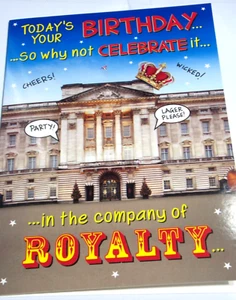 Divertida tarjeta de cumpleaños. Just Joking Range de Simon Elvin. FN10 - Imagen 1 de 3