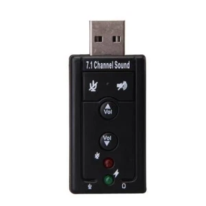 USB External 7.1 Channel CH Virtual Audio Sound Card Adapter PC - Photo 1/3