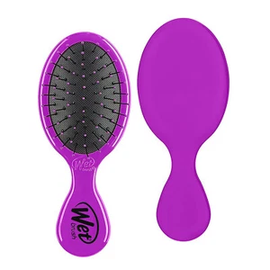 PAQUETE DE 2 cepillos de cabello desenredadores de chorro cepillo húmedo - púrpura - mini desenredo Bru - Imagen 1 de 1