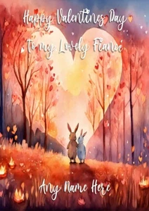 Personalised Valentines Day Card any name & relationship Romantic - Picture 1 of 6