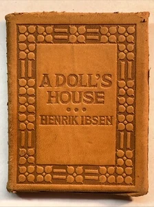 Kleine Lederbibliothek EIN PUPPENHAUS von HENRIK IBSEN Echtleder - Bild 1 von 9